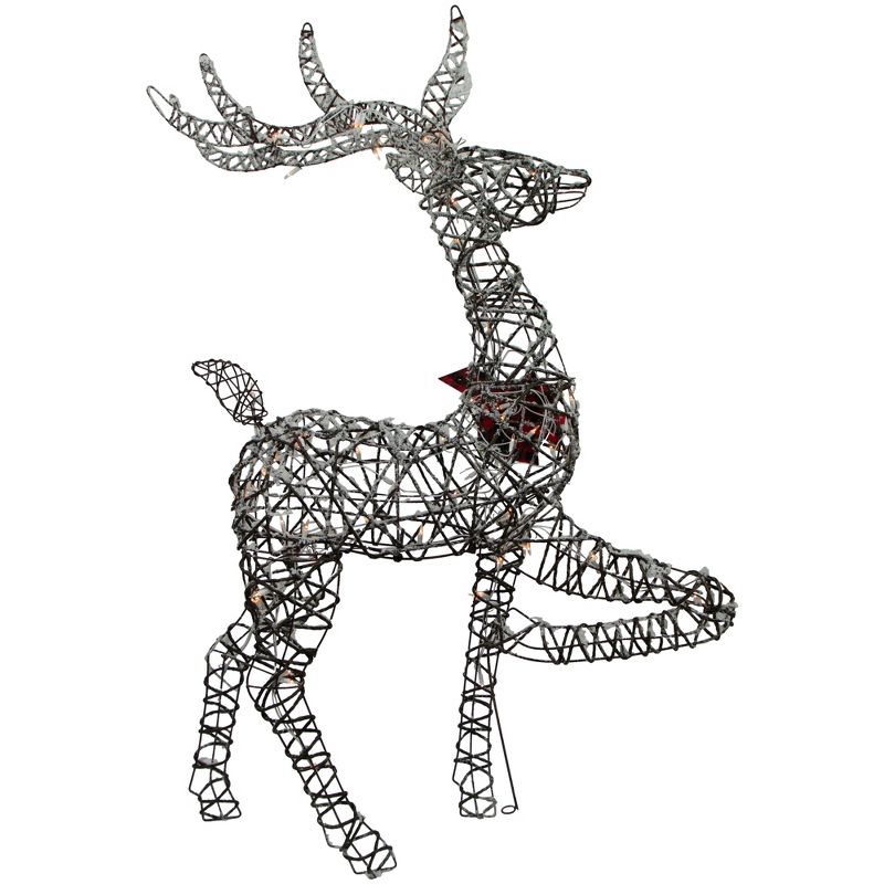 Northlight 60.25" Lighted Reindeer Stag Christmas Decoration, 5 of 8