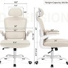 Best Ergonomic Mesh Office Chair With Lumbar Support,Flip-Up Arms,Swivel Desk Chair High Office Chair With Wheels-The Pop Home - 3 of 4