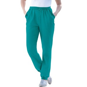 Woman Within Women's Plus Size Tall Better Fleece Jogger Sweatpant - 1 of 4