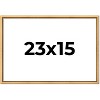 PosterPalooza | Classic Modern Gold Picture Frame - UV Acrylic, Backing Board, Hanging Hardware Included - 2 of 4