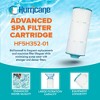 Hurricane Spa Filter Cartridge for Pleatco PPM35SC-F2M, Unicel 5CH-352, Filbur FC-0196 , Pacific Marquis Spas, Cal Spas, and Low Flow Recirc 36SF - 2 of 4