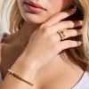 EVRY JEWELS WATERPROOF Gold or Silver Plated Maldives Bracelet - 2 of 2