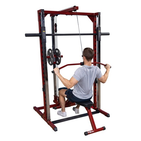 Best fitness power rack lat online attachment