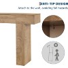 47" Long Console Table with Drawer, Wooden Rectangular Sofa Table Behind The Couch, Industrial Farmhouse Entryway Foyer Hallway Tables - 4 of 4