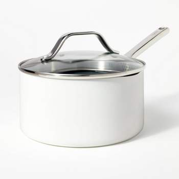 3qt Stainless Steel Sauce Pan With Lid Silver - Figmint™ : Target