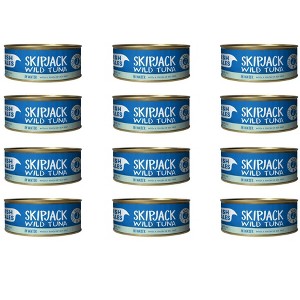Sea Tales Seafood With A Story Skipjack Wild Tuna in Water with Sea Salt - Case of 12/5.6 oz - 1 of 3