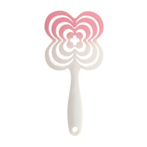 Unique Bargains Gradual Four-leaf Clovers Hollow Comb Hair Brush 1 Pc - 1 of 4