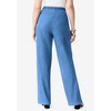 Roaman's Women's Plus Size Comfort Stretch Wide Leg Jean - 3 of 4