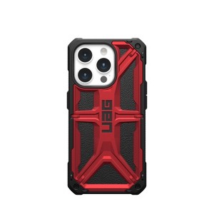 UAG iPhone 15 Pro Case Monarch Series, Premium Carbon Fiber/Leather Inlay - 1 of 4