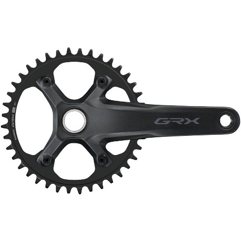 Shimano GRX FC-RX610-1 Crankset - 170mm, 12-Speed, 40t, 110 BCD, Hollowtech  II Spindle Interface, Black