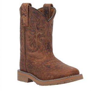 Gender Neutral Children's Durant Jr Square Toe Cow Boot - DAN POST. - 1 of 4