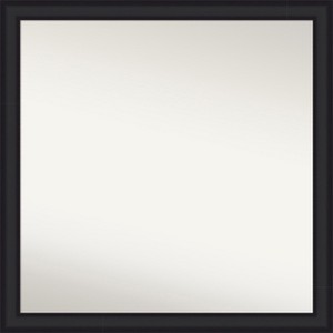 Amanti Art Oliver Narrow Non-Beveled Wood Framed Bathroom Vanity Wall Mirror - 1 of 4