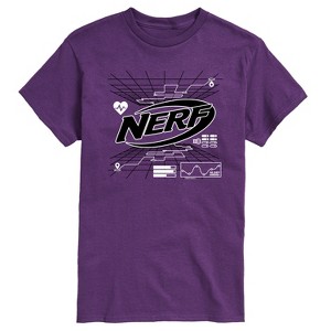 Men's - NERF - Nerf Grid Map Short Sleeve Graphic T-Shirt - 1 of 3