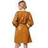 Women's Kinna Embroidered Faux Leather Shirt Dress - CIEBON - image 2 of 2