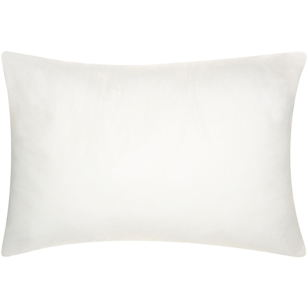 Photos - Pillow 18"x26" Oversized Polyester Indoor Lumbar Throw  White - Mina Victor