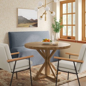 57" Jean Slipcovered Dining Banquette - Threshold™ - 1 of 4