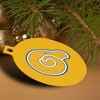 Albany State University Secondary Logo Aluminum Holiday Christmas Tree Ornament - 4 of 4