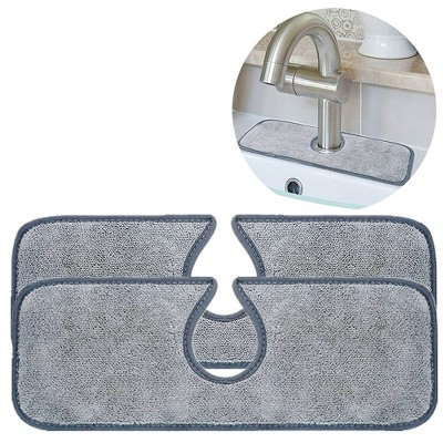 Sink Faucet Absorbent Mat,Ternal Sinkmat,Quick Dry Mat,Absorbent Microfiber Fabric