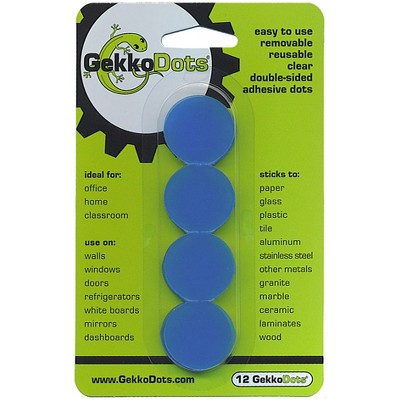 Lanthum Products GekkoDots Clear Reusable Adhesive Dot 1" LAN104