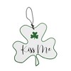 K & K INTERIORS 3.75 In Metal Irish Clover Saint Patricks Tree Ornaments - 2 of 4