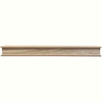 Mantels Direct Bisbee - Floating Fireplace Oak Hardwood Mantel Shelf Wooden Shelf - Made in the USA