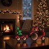 Tractor Infinity LED Light Display with Wagon – 29.5" by Melrose - 2 of 3