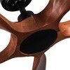 YUHAO 60 in. Indoor Farmhouse Rustic Light Walnut Blades 6-speed Ceiling Fan without Light and Remote Control - 3 of 4