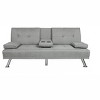 DOMETOUR 66.1'' Futon Sleeper Sofa Bed - 2 of 4