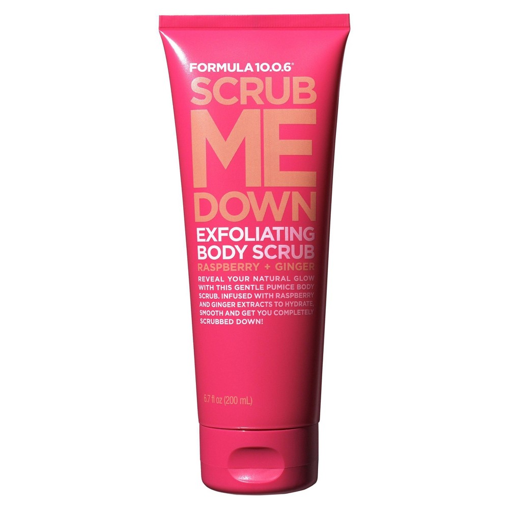 Photos - Shower Gel Formula 10.0.6 Scrub Me Down Raspberry & Ginger Exfoliating Body Scrub - 6