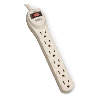 Tripp Lite Waber-by-Tripp Lite Industrial Power Strip, 6 Outlets, 4 ft Cord, Gray