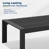 Heynemo Aluminum Outdoor Patio Furniture Set, Outdoor Sectional Metal Sofa with 5'' Cushion & Coffee Table for Balcony, Garden - 2 of 4