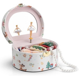 Musical Jewelry Box for Girls - Kid Music Box with Ballerina for Birthday Bedroom Decor - 1 of 4