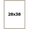PosterPalooza | Photo Size Classic Modern Silver Frame - UV Acrylic, Foam Board Backing, Hanging Hardware - 2 of 4