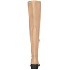 Allegra K Women's Zipped Low Block Heel Over Knee High Fashion Boots - 3 of 4