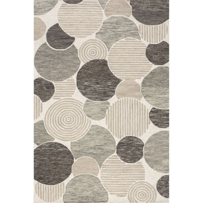 Nuloom Zora Contemporary Pebbles Wool Indoor Area Rug