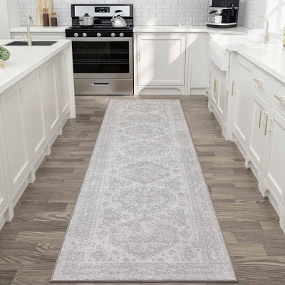 Abynow Medallion Faded Persian Indoor Area Rug