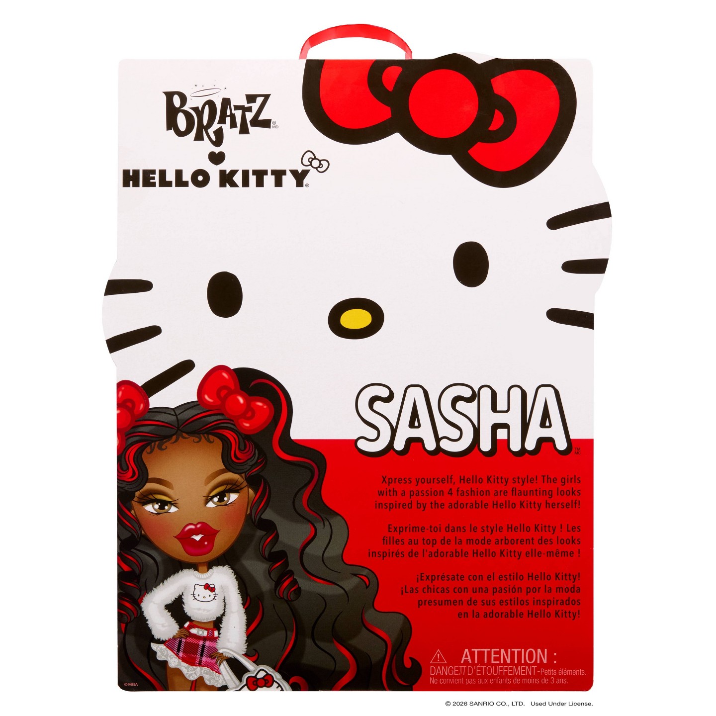 Детская кукла Bratz Hello Kitty Doll - Sasha — фото 6