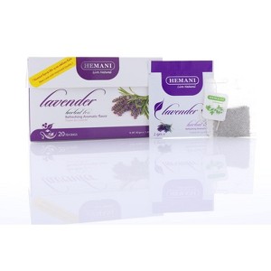 HEMANI Herbal Tea - Lavender - 20 Tea Bags in Box (Lavender Herbal Tea) - 1 of 4