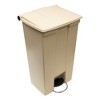 Rubbermaid Commercial Legacy Step-On Receptacle, 23 gal, Polyethylene, Beige - 4 of 4