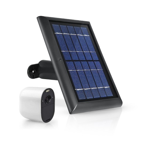 arlo solar panel black