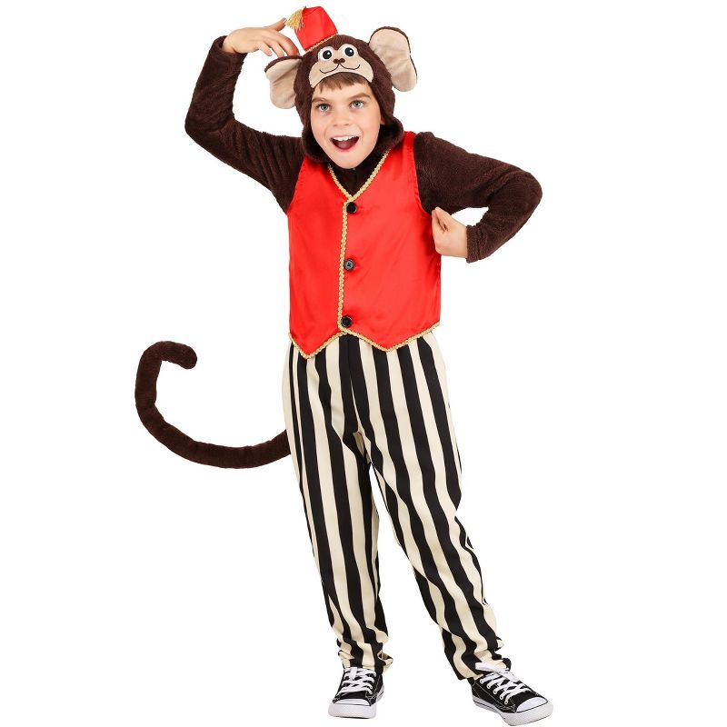 HalloweenCostumes.com Circus Monkey Costume For Kids, 1 of 4