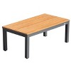 Moda Furnishings 43.3"*23.6"*16.6" Outdoor Patio Aluminum Rectangle Coffee Table - 4 of 4