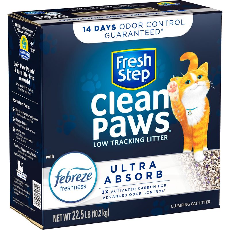 Fresh Step Clean Paws Ultra-Absorb - 22.5lbs, 4 of 12
