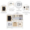 Teamson Kids Little Chef Morocco Pretend Play Kitchen & 11 pc. Accessory Set w/Ice Dispenser, Refrigerator, White/Natural - 3 of 4