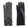 Isotoner Women's Touchscreen Shortie Chevron Unlined Winter Glove - 2 of 4