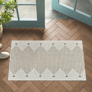 Rug Branch Maise Striped Modern Indoor Outdoor Area Rug - 1 of 4