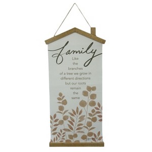 VIP Canvas 30 in. White Family Wall Decor - 1 of 2