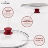 Cuisinel Glass Lids Set - 8" + 10" + 12" Fully Assembled Tempered Replacement Covers, Compatible with Lodge Cast Iron Skillets & Pans, Oven Safe - 3 of 4