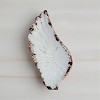 Slickblue Angel Wing Tray, Rustic White or Black Pewter Jewelry and Coin Holder for Nightstand or Dresser - 3 of 3