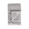 Olive & Linen Ribbed Loom Terry Bath Towel - 2 of 4